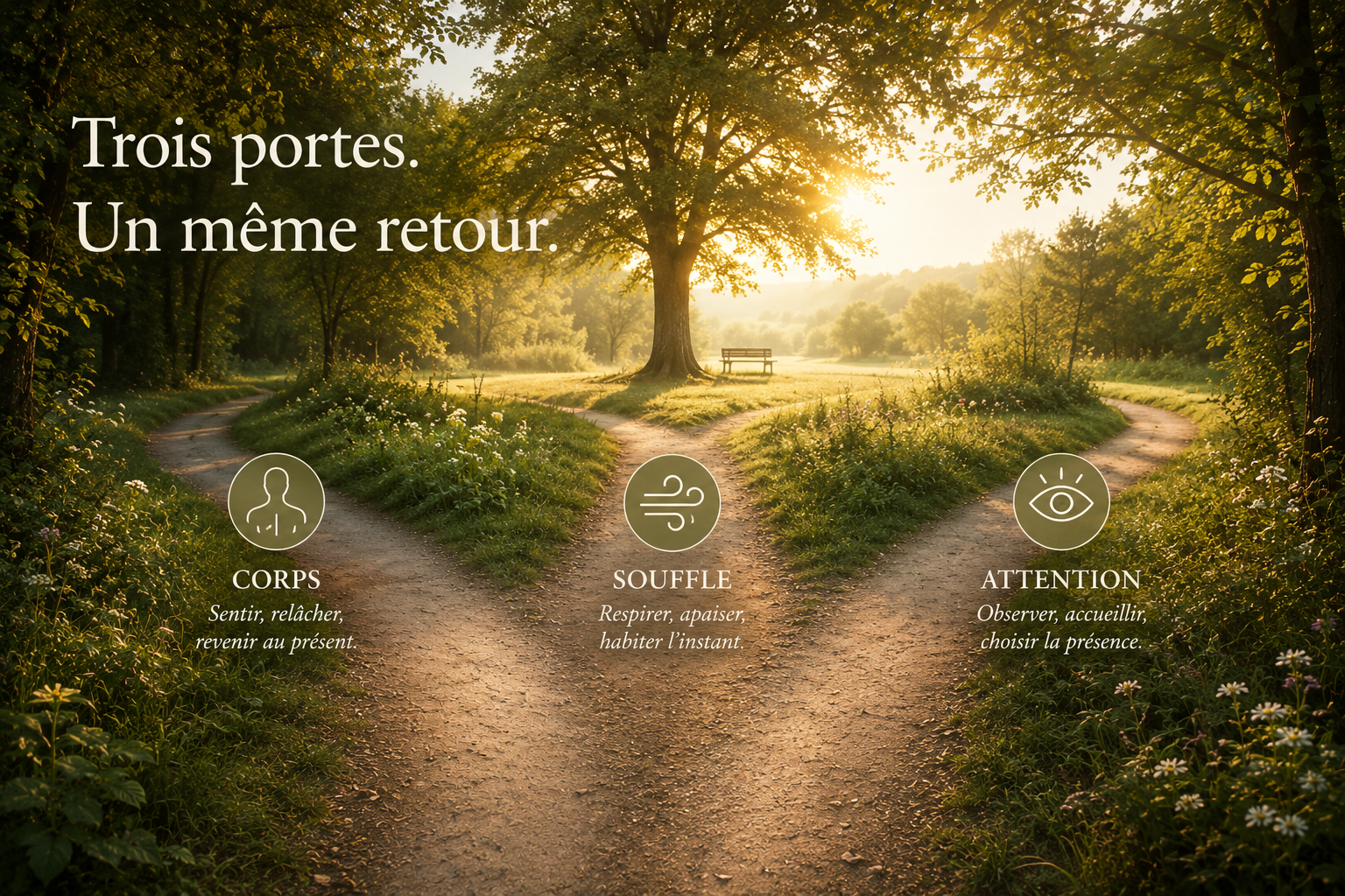 Trois portes